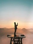 sunset, yogyakarta, sunrise, potrait, nature, jogjakarta, pray, people, traveling, indonesia, aesthetic wallpaper, phone wallpaper, iphone wallpaper